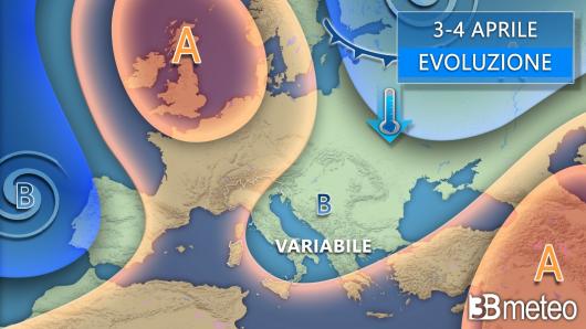 Meteo 3-4 aprile
