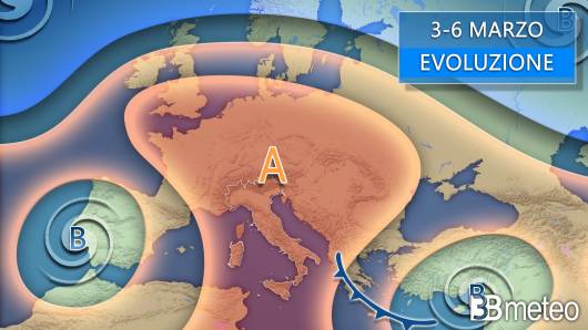 Meteo 3-6 marzo