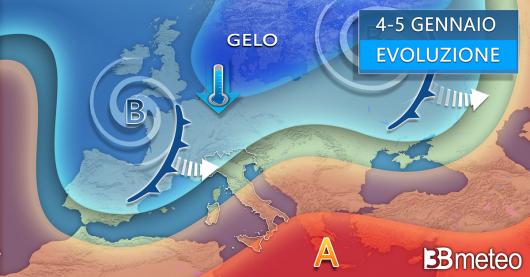 Meteo 4-5 gennaio