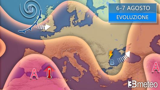 Meteo 6-7 agosto