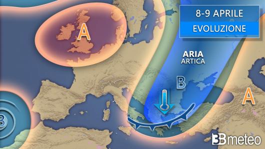 Meteo 8-9 aprile