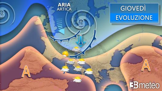 Meteo 9 gennaio