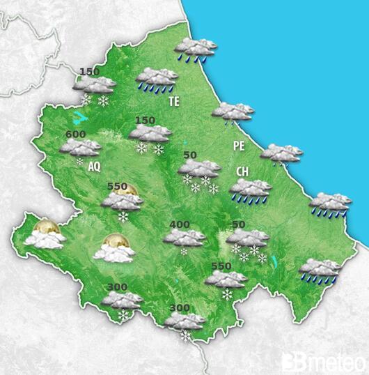 Meteo Abruzzo. Previsione per la sera della Vigilia di Natale