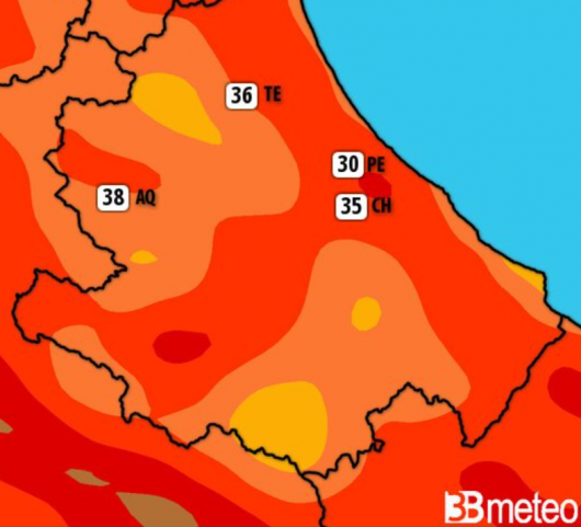 Meteo Abruzzo: ondata di caldo in arrivo