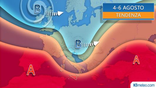 Meteo agosto, dopo il maltempo dei primi giorni l'alta pressione ci riprova