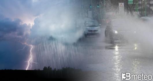 Meteo, ancora piogge e temporali nelle prossime ore, le zone più esposte