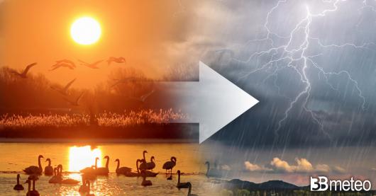 Meteo dal caldo africano ai forti temporali con grandine