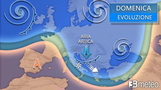Meteo domenica 11 gennaio