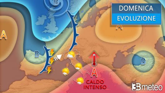 Meteo domenica 30 giugno