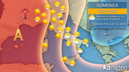 Meteo domenica