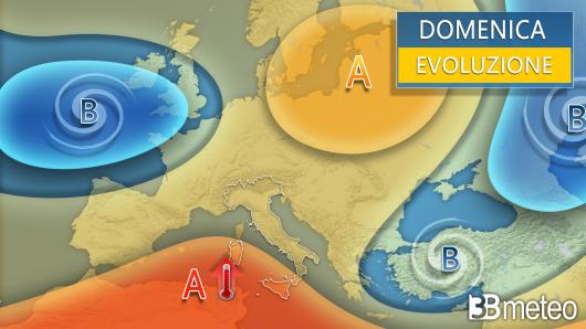Meteo domenica 5 maggio