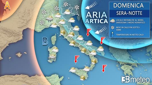 Meteo domenica sera-notte