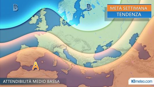 Meteo dopo lunedì rimonta l'alta pressione