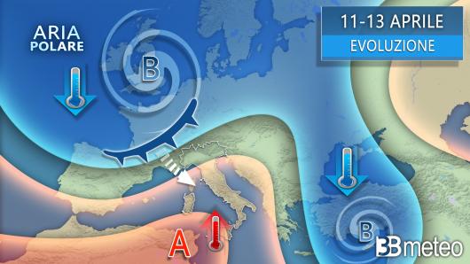 Meteo dopo Pasquetta, 11-13 aprile