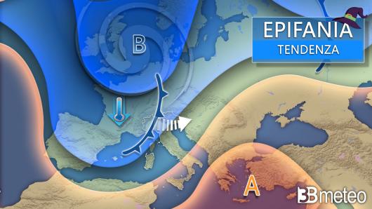 meteo Epifania, la tendenza