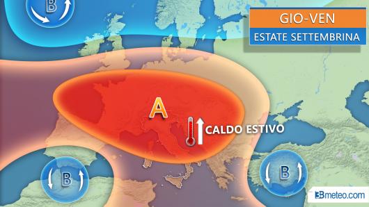 Meteo Estate settembrina in arrivo, farà caldo soprattutto di giorno