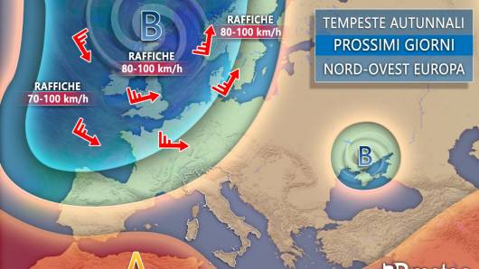 Meteo Europa. Situazione prevista tra fine della settimana e inizio della prossima