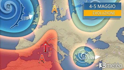 Meteo - Evoluzione del tempo tra giovedì e venerdì