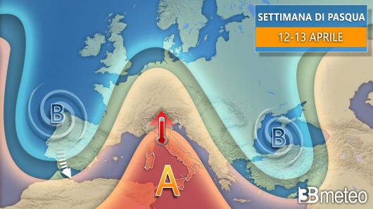 Meteo evoluzione fino a mercoledÃ¬
