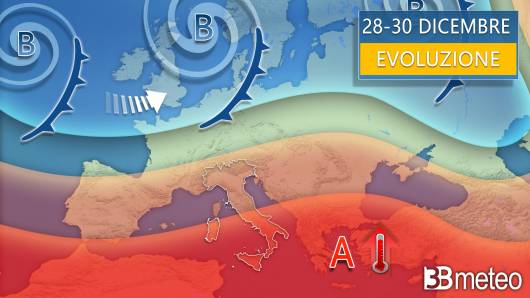 Meteo - Evoluzione fino a sabato 30