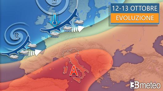 Meteo Evoluzione fino al 13 ottobre
