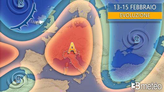 Meteo, evoluzione in Europa fino a mercoledì