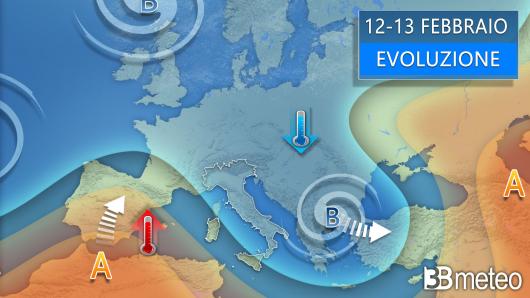 Meteo - Evoluzione inizio prossima settimana