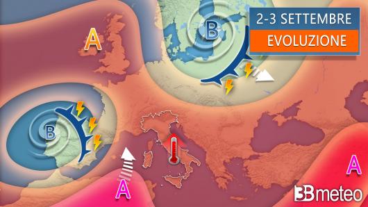 Meteo - Evoluzione nel weekend