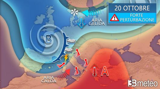 Meteo - Evoluzione per la giornata di venerdì