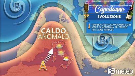 Meteo evoluzione per San Silvestro e Capodanno