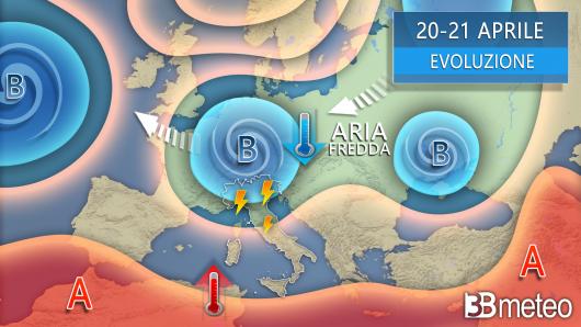 Meteo evoluzione tra giovedì e venerdì