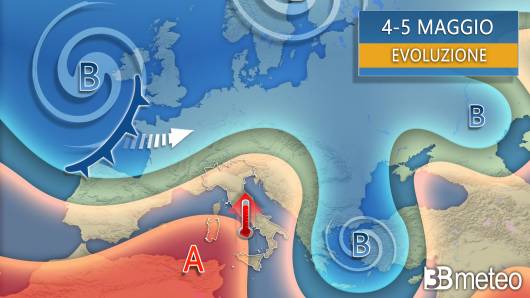 Meteo evoluzione tra giovedì e venerdì