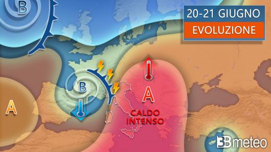 Meteo evoluzione tra giovedì e venerdì