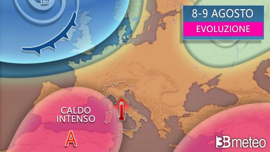Meteo - Evoluzione tra giovedì e venerdì
