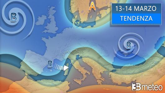 Meteo evoluzione tra mercoledì e giovedì