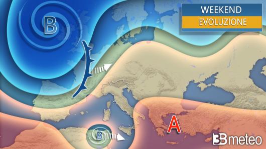 Meteo evoluzione weekend