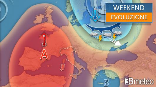 Meteo - Evoluzione weekend 7-8 ottobre