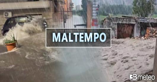 Meteo - Forte maltempo nelle ultime 24h su diverse regioni d'Italia