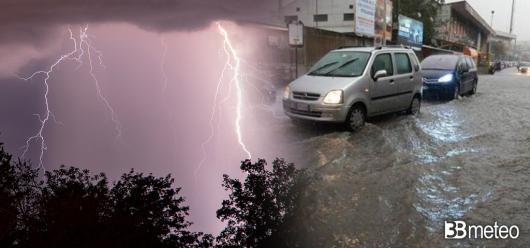 Meteo - Forte perturbazione venerdì con temporali e nubifragi