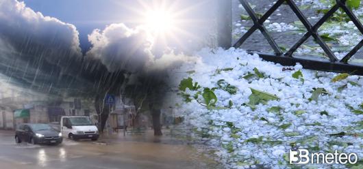 Meteo forti temporali e grandine in arrivo in settimana