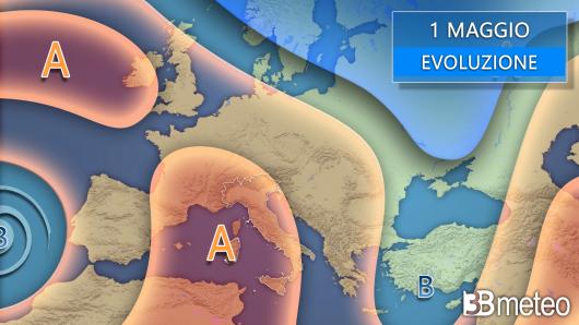 Meteo giovedì 1 maggio