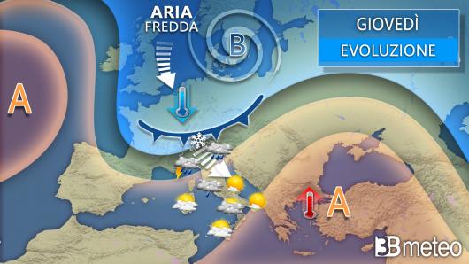 Meteo giovedì 19 dicembre