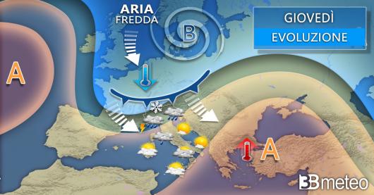 Meteo giovedì 19 dicembre