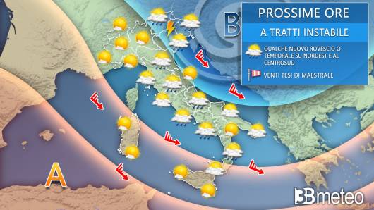 Meteo giovedì 20 maggio, previsione prossime ore