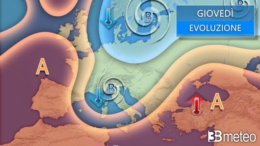 Meteo giovedì 22 maggio