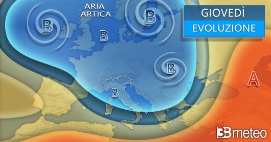 Meteo giovedì 25 aprile