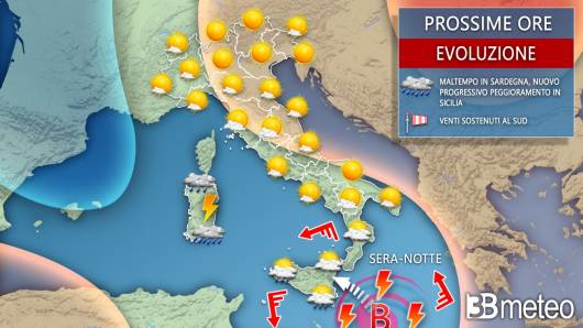 Meteo giovedì
