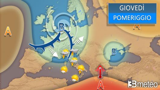 Meteo giovedì