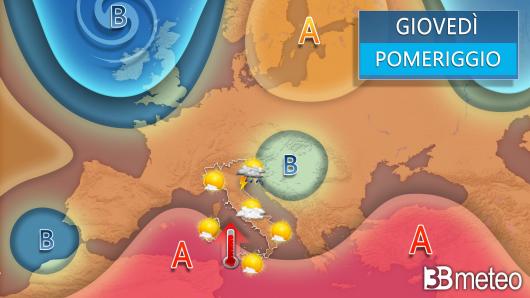 Meteo giovedì