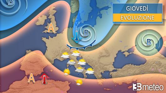 Meteo giovedì